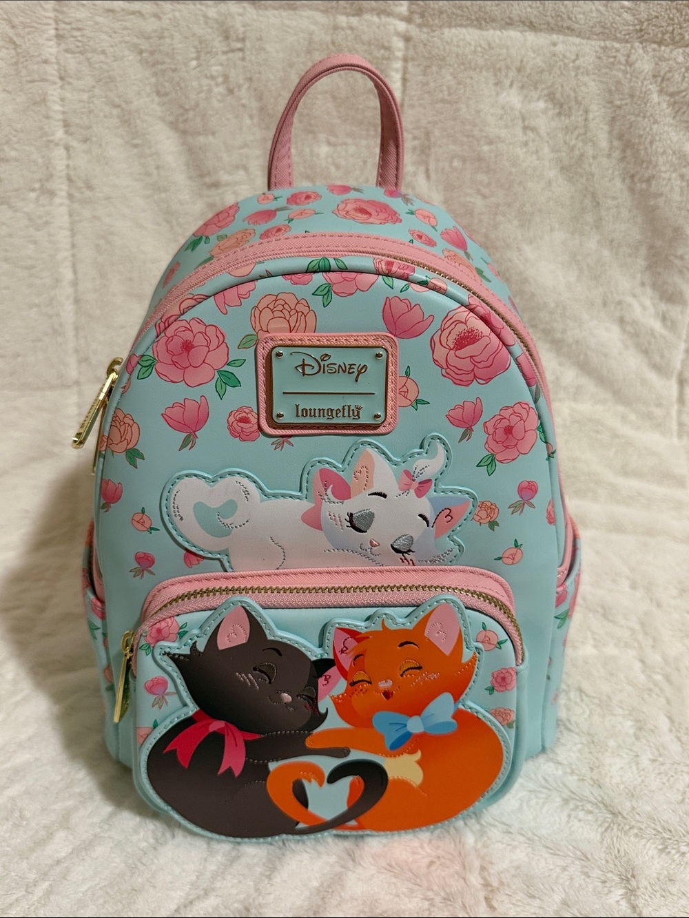 Loungefly Aristocats Sleeping Kittens Mini Backpack